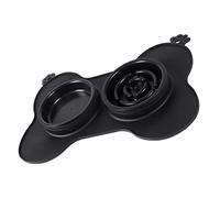 Abaodam 1 Ensemble Bassin pour Chiens de Bol Double Bol en Silicone gamelle pour Chien Bol à Alimentation Lente pour Chien Plat pour Animaux de Compagnie Chargeur d'eau