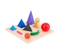 Abaodam 1 Ensemble De Symboles Tridimensionnels pour l'enseignement des Symboles De Grammaire en Bois Montessori pour l'enseignement des Langues Et La Formation Préscolaire Jouet De