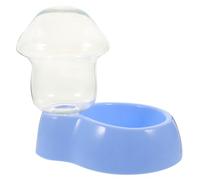 Abaodam 1 Ensemble Distributeur Automatique Eau Transparent pour Animaux de Compagnie Abreuvoir Plastique et Portable avec Design Transparent pour du Eau pour et Chiens
