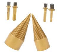Abaodam 1 Ensemble Foret à Carbure avec Revêtement Ensemble de Perceuses pour Fendre Facilement de Chauffage pour Maison Camping Ferme