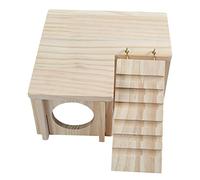 Abaodam 1 Ensemble Hamster Abri Multifonction pour Petits Animaux Conception DIY Facile à Installer Matériaux Premium pour Hamsters Chinchillas