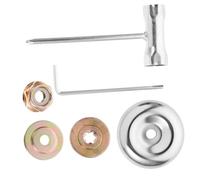 Abaodam 1 ensemble Kit de Remplacement pour Tondeuse à Gazon Ensemble Clé et Disque pour Débroussailleuse Outils de Jardinage Polyvalents pour Désherbage et Coupe Herbe