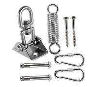 Abaodam 1 Ensemble Kit de Suspension de Hammock Acier Inoxydable Accessoires de pour Hammock Facile à Installer Utilisation Intérieure et Extérieure pour Cuisine Salle de Bain Bureau et