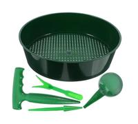 Abaodam 1 Ensemble Kit Outils de Jardinage pour Transplantation de Plantes Ensemble Complet avec Sieve à Sol Outil de Creusement Petit Transplanteur et Semeur pour Jardinage