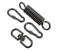 Abaodam 1 Ensemble Ressorts pour Chaise Suspendue Inoxydable Fixation Sécurisée et Silencieuse pour Hamac Punching Bag et Accessoires Suspendus