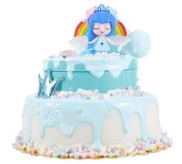 Abaodam 1 Ensemble Set de Gâteau Faux avec Décorations Crème pour Garçon Fille Modèle Réaliste pour Accessoires de Photographie et Décoration de Magasin