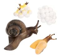 Abaodam 1 Jeu Cycle De Croissance des Animaux Modèle D'escargot Jouets De Croissance D'escargots Escargot Jeux Effet Figurine du Cycle De Vie des Insectes Enfants des Jouets Mini PVC