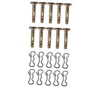 Abaodam 1 Jeu De Goupilles Fendues De Rechange pour Souffleuse À Neige Accessoires pour Machine À Neige Robuste pour Balayeuse À Neige Accessoires pour Pelletage Cisaillement
