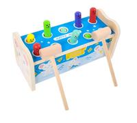 Abaodam 1 jeu de taraudage en bois de dessin animé éducatif pour un jeu sûr avec des couleurs vives développe la motricité et la coordination des yeux