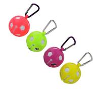 Abaodam 1 Jeu Jeu De Golf Titulaire Unique Seul Balle Transporteur Manches Boules Titulaire De Silicone Manche À Billes Porteur De Ballon Gel De Silice Colorful Couleur Aléatoire 4 Pièces