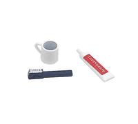 Abaodam 1 Jeu Petite Salle de Bain Accessoires de Salle de Bain pour Maison de poupée brossette brosses à Dents Dentifrice Brosse à Dents Miniature Accessoires pour Mini-Maison