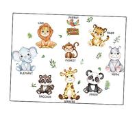 Abaodam 1 Jeu Sticker Mural Chambre Denfant Stickers Muraux Animaux Décalcomanie Murale De Chambre à Coucher Autocollant Mural Sticker Mural Animal Pour Chambre Denfant Pvc Appliqué Singe