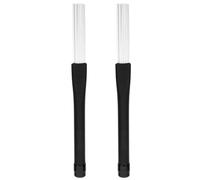 Abaodam 1 paire Brosse à Tambour Nylon avec Manche Plastique Rétractable pour Batterie Jazz pour Débutants et Musiciens Herbe