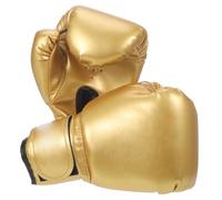 Abaodam 1 Paire de de Boxe pour Enfants nacrés et Brillants - Couleur Pure - Doublure en éponge - de Boxe élé pour de Sable - pour Enfants Portant des Articles de Sport dorés