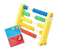 Abaodam 1 pièce Abacus Bois Cartoon pour Garçon Fille Outil de Calcul Éducatif Rangées Fournitures Scolaires Colorées pour Maternelle de Numération pour Garçons et Filles Girafe