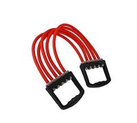 Abaodam 1 Pièce Élastique de Musculation Réglable pour Pectoraux Accessoire Entraînement Portable Ergonomique avec Poignées Antidérapantes pour Hommes Couleurs Mélangées