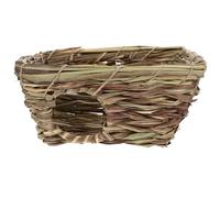 Abaodam 1 pièce Nid pour Hamster Herbe Tressée Maison Confortable pour Petits Animaux Abri Adorable et pour Hamsters Cobayes et Chinchillas Couleur Aléatoire Couleur Aléatoire
