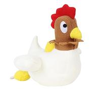 Abaodam 1 Pièce Peluche pour Chien à Renforcement Mental avec Poussin Qui Œufs pour Entraînement Décompression Animaux de Compagnie