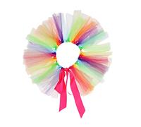 Abaodam 1 pièce Robe Tutu Mousseline Colorée pour Chiens Costume Arc Ciel pour Animaux de Compagnie pour Photos et Événements Spéciaux
