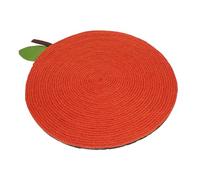 Abaodam 1 tapis à griffer orange pour chat en forme de tapis de griffe durable pour éviter d'endommager les meubles pour jouer et se détendre