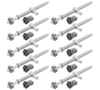 Abaodam 10 Ensembles Kit de Vis Tendeur de Chaîne pour Tronçonneuse Électrique Vis de Réglage Robuste Compatible avec Plusieurs Modèles Remplaceur pour Outil Ajustement Moteur et