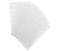 Abaodam 10 Pastilles Autocollantes Rondes Blanches Ø25mm, Étiquettes à Points Adhésives Auto-collantes pour Classement Bureau Maison, Petits Autocollants à Pois pour Organisation et