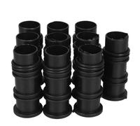 Abaodam 10 Pièces Accessoires pour Jardinière Potagère en Plastique Noir, Réutilisables Aération Racinaire Adaptée pour Balcon et Jardin Intérieur