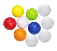 Abaodam 10 Pièces Balle de Golf Compacte D'entraînement Résistante à | Usage Quotidien, Outil Innovant pour Mémoire Musculaire, pour Adultes et Adolescents, École, Stade Couleur Aléatoire