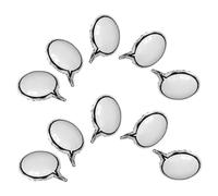 Abaodam 10 Pièces Ballons Aluminium Forme Bulle de Blancs Ballons Écrits Main pour Décorations DIY de Fête Anniversaire Mariage Célébration