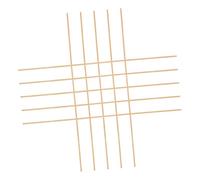 Abaodam 10 pièces Bâtons Fins pour Fabrication de Garçon Fille Bois Flexibles et Solides pour Artisanat DIY et Support de Cerf Volant