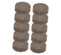Abaodam 10 pièces Bloc Allumage Naturel Allume-feu Sec Portable pour Barbecue et Camping Flamme Instantanée sans Odeur