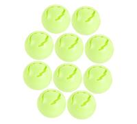 Abaodam 10 Pièces Clochette Hochets Manipulateurs Ô Balle Perles Doubles Hochets Insert De Hochet Balle Jouets D'animaux Avec Des Boules De Cloche Hochet Au Crochet Plastique