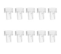 Abaodam 10 Pièces de Valves Anti-Reflux à Bec de Canard en Silicone 22 MM pour Accessoires de Pompe Manuelle, Adaptées à L'Allaitement Maternel