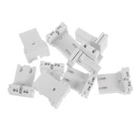 Abaodam 10 Pièces Douille Fluorescente en PC Blanche Compatible T8 T12, Support de Tube Lumineux U Facile à Installer pour Éclairage Domestique et Remplacement Rapide