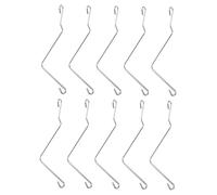 Abaodam 10 Pièces Durable Beehive Frame Spring Clips For Secure Connection Curved Clamps For Stable Beehive Fixation Beekeeping Tools