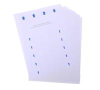 Abaodam 10 Pièces Feuilles Nettoyantes, Papier Non Abrasif | Réduit les Arrêts, Protège les Pièces Internes, Prolonge la Durée des Rouleaux, pour Jet D'encre et Affaires