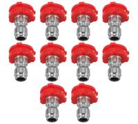 Abaodam 10 Pièces Kit Embouts Haute Pression Buse Lavage Auto Multi-Usage Adaptateur Rapide pour Nettoyeur à Haute Pression Pulvérisateur Jet Concentré pour Nettoyage Maison et Voiture
