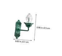 Abaodam 10 pièces Lot de Mini Appliques Murales Lumineuses pour Modèles de Maquettes Décoration DIY pour Miniatures Lampes Murales Compactes pour Table et Micro Paysage