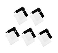 Abaodam 10 pièces Lot de Pochettes à Cordon Sacs Cadeaux Polyvalents pour Bijoux Bonbons et Rangement Blanc et Noir