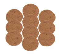 Abaodam 10 pièces Lot de Tapis Nidification Fibre Végétale Naturelle pour Pigeons Coussinets Confortables et Respirants Protection Épaisse pour Nid Œufs et Animaux Matériau Litière et