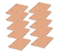 Abaodam 10 Pièces Miniature Dollhouse Notepads Set Stable Paper Mini Notebooks for Pretend Play and Dollhouse School Accessories Vivid Color Tiny Notebooks