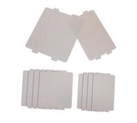Abaodam 10 Pièces Plaques Mica Universelles pour Micro Ondes Accessoires Isolation Thermique Mica de Réparation pour Cuisine et Maison
