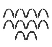 Abaodam 10 Pièces Shaped Nose Pads Replacement For Cycling Glasses Soft Non-slip Plastic Bridge Comfortable Fit And Lightweight Eyeglasses Nose Bridge Extender