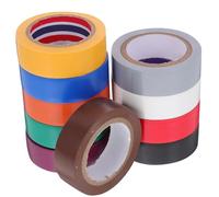 Abaodam 10 Rouleaux Ruban Isolant Électrique Pvc, 10 Rouleaux pour Câbles | Maintien Solide sous Vibration, Fixation Sûre, Usage Intérieur et Gestion de Câblage, pour Maintenance