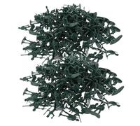 Abaodam 100 Figurines de Soldats Miniatures en Plastique Militaire Vert Kaki, Petit Soldat Décoratif pour Jeux, Maquettes et Loisirs, Lot de 100 Pièces pour Garçon et Filles et Collection