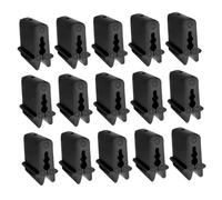 Abaodam 100 Pièces Abri Pince De Fixe -Joints Clips en Plastique pour Clips De Panneau De Pince Filet D'ombrage Cradions en Plastique en Plastique Noir PP