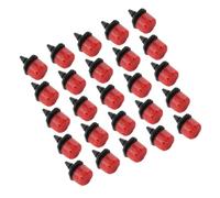 Abaodam 100 Pièces Goutteur D'irrigation Émetteur Réglable 8 Trous PP Rouge 0-140l/h, Arrosage Uniforme pour Jardin et Potager, Micro-arroseur pour Irrigation Goutte à Goutte