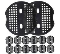 Abaodam 100 pièces Joint pour Piquets de Jardin de Protection pour Fixation de Toile de Paillage Agrafes pour Tentes Bâches et Aménagement Paysager