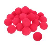 Abaodam 100 Pièces Lot Boules Mousse Nez de Clown Rouge Accessoires Costume Carnaval Fête Cosplay