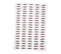 Abaodam 100 pièces Noyau Valve Vélo Alliage de Zinc Cœur de Valve Américain pour Pneus Tubeless et Facile à Installer